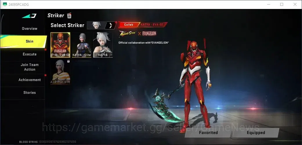 Blood Strike Accounts ASIA|ETERNAL Desert Eagle|Mele Ultra Scythe,Colab image 4