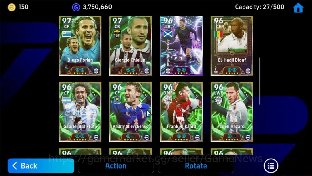 eFootball Accounts Android|Jaap Stam,Lothar Matthausm,Dimitar Berbato image 10