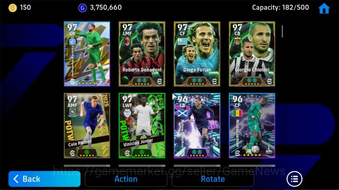 eFootball Accounts Android|Jaap Stam,Lothar Matthausm,Dimitar Berbato image 6
