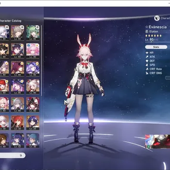 Honkai Star Rail Accounts Others Asia|TL 70|2 PremTeam|19 Limited (9 Char with Sign LC) YaoGuang E1,Huohuo E1,Tribbie E1