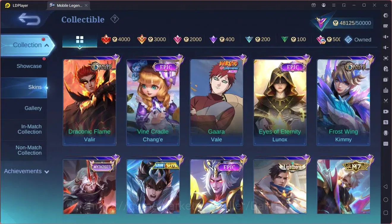 Mobile Legends: Bang Bang Accounts Collector Global |Hero 87|Skin 195|Renowned|CC Natalia,Valir|Luckybox 12