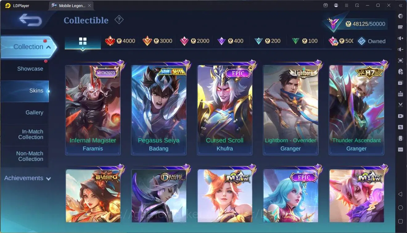 Mobile Legends: Bang Bang Accounts Collector Global |Hero 87|Skin 195|Renowned|CC Natalia,Valir|Luckybox 13