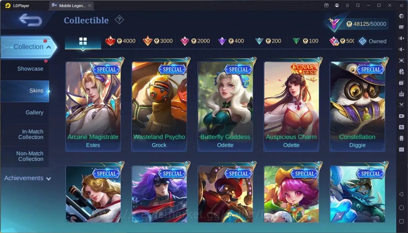 Mobile Legends: Bang Bang Accounts Collector Global |Hero 87|Skin 195|Renowned|CC Natalia,Valir|Luckybox 18