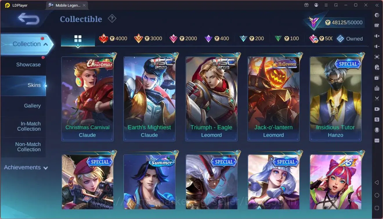 Mobile Legends: Bang Bang Accounts Collector Global |Hero 87|Skin 195|Renowned|CC Natalia,Valir|Luckybox 20