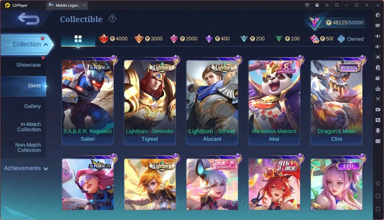 Mobile Legends: Bang Bang Accounts Collector Global |Hero 87|Skin 195|Renowned|CC Natalia,Valir|Luckybox 8