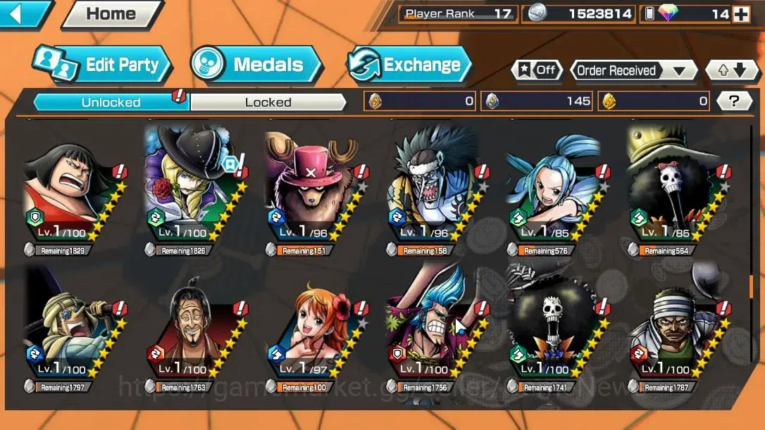 One Piece Bounty Rush Accounts Global|3EX 1MAX|Great Pirate Newgate,Battle Monste image 13