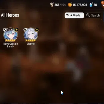 Epic Seven Accounts Limited Hero GLOBAL UnVerif|New Era|2 ML(Lisete,Navy Captain Landy)+Cermia,Lidica,Tenebria,Etc|Poh