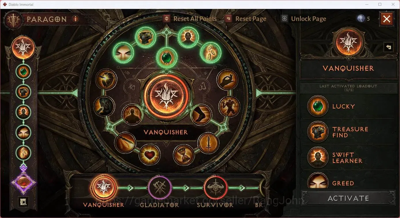 Diablo Immortal Accounts SEA - Vasily | 60 (933) Barbarian-Vanquisher | CR image 3