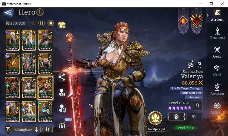 Watcher of Realms Accounts GLOBAL 60x|12M Power|22K Gems|14 Lord[ValderonA3,I image 17