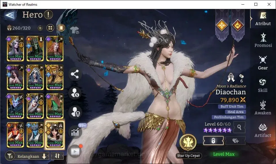 Watcher of Realms Accounts GLOBAL 60x|12M Power|22K Gems|14 Lord[ValderonA3,I image 18
