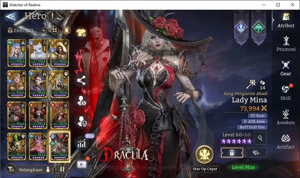 Watcher of Realms Accounts GLOBAL 60x|12M Power|22K Gems|14 Lord[ValderonA3,I image 19