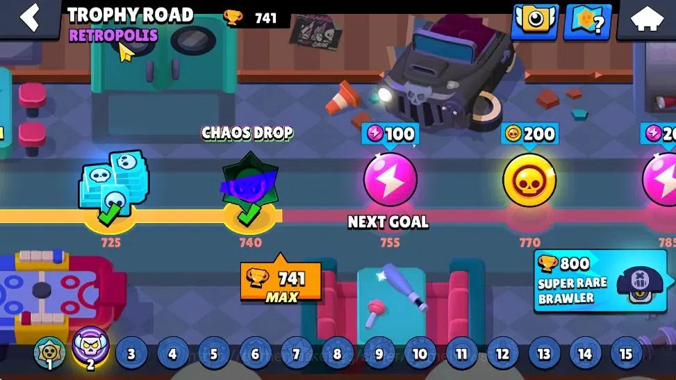 Brawl Stars Accounts 741 Trophy|18 Brawlers 2 Max Lvl (Nita, MOE)|7650  image 5