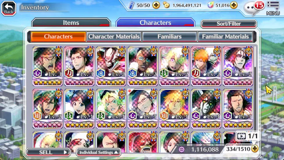 Bleach: Brave Souls Accounts [Global] 51K Orbs|Gisele,Candice TYBW26,Ganju,Uryu image 12