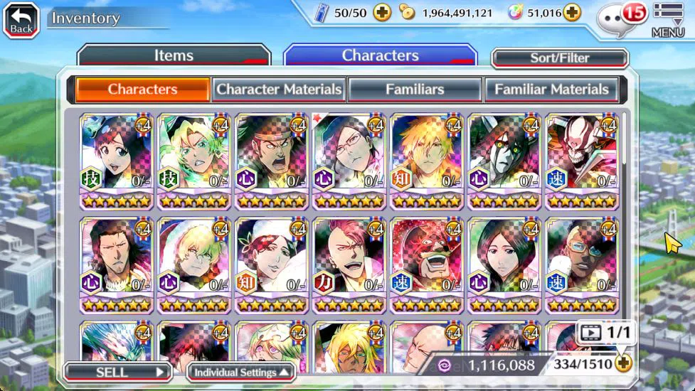 Bleach: Brave Souls Accounts [Global] 51K Orbs|Gisele,Candice TYBW26,Ganju,Uryu image 13
