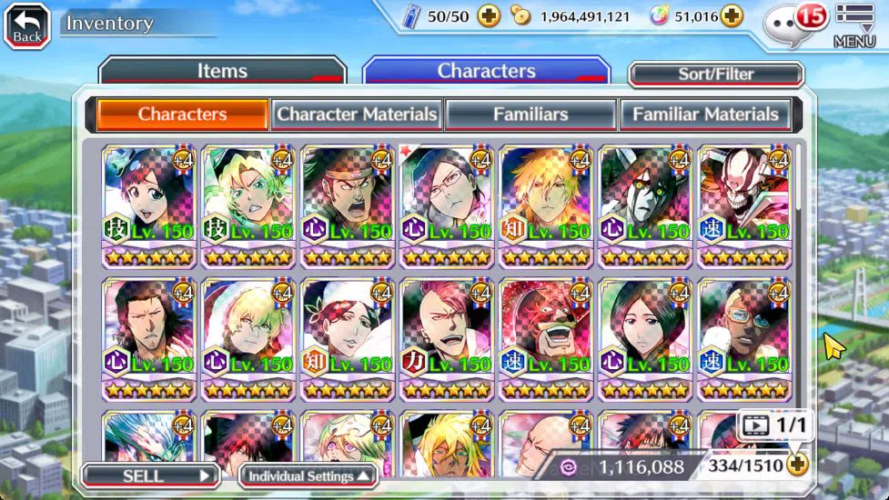 Bleach: Brave Souls Accounts [Global] 51K Orbs|Gisele,Candice TYBW26,Ganju,Uryu image 14