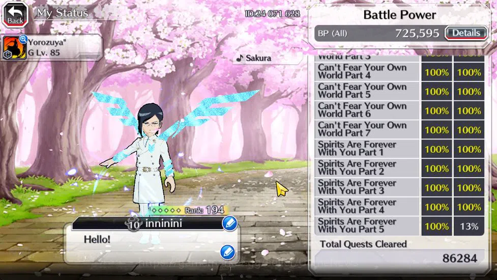 Bleach: Brave Souls Accounts [Global] 51K Orbs|Gisele,Candice TYBW26,Ganju,Uryu image 17