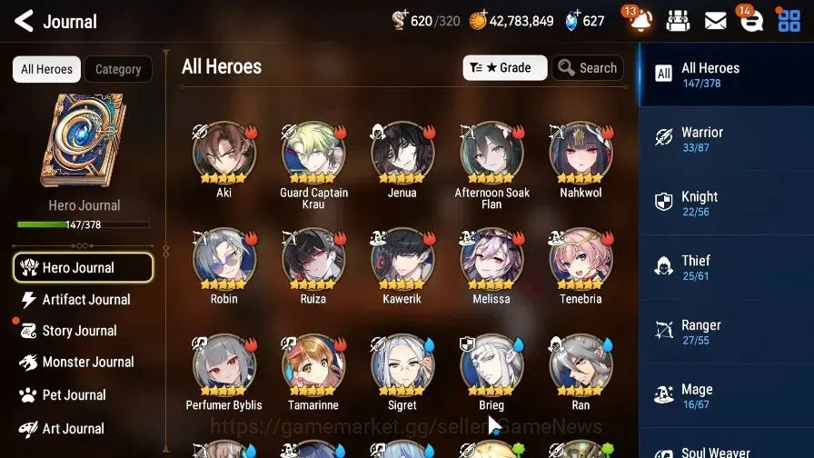 Epic Seven Accounts GLOBAL Unverif|New Era|13 ML(Salome,LOTS,Belian,WO image 7
