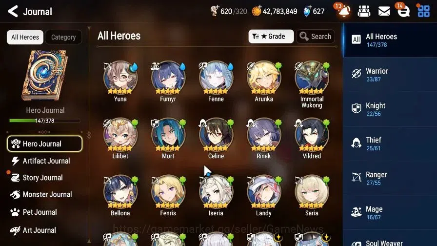 Epic Seven Accounts GLOBAL Unverif|New Era|13 ML(Salome,LOTS,Belian,WO image 8