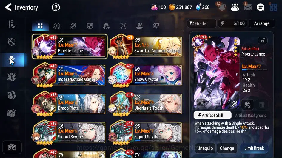 Epic Seven Accounts ASIA Verif|25 ML(E Ilynav,Belian,BM Haste,Ruele of image 14