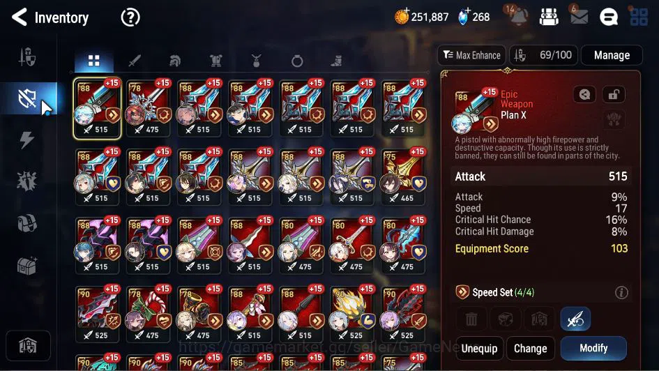 Epic Seven Accounts ASIA Verif|25 ML(E Ilynav,Belian,BM Haste,Ruele of image 15