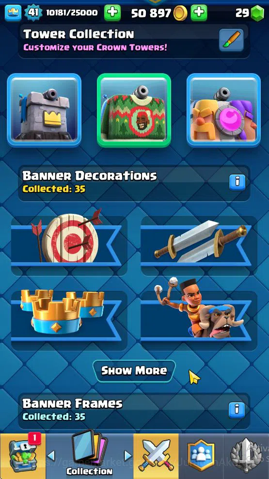 Clash Royale Accounts Midgame Lvl 41|Trophy 7843|KTL 14|Limited Skin|Card 121| 1 Hero 6 EVO 8 Champ 21 Legendary 33 Epic,30 12