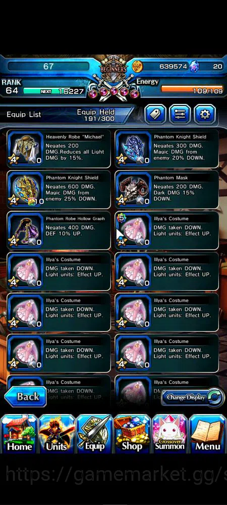 Grand Summoners Accounts Mid-Game Global|Rank 64|44 RGB|23 Ascend|RoyTW,EmiyaTW,Summer 13