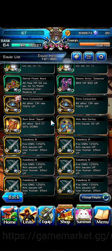 Grand Summoners Accounts Mid-Game Global|Rank 64|44 RGB|23 Ascend|RoyTW,EmiyaTW,Summer 15
