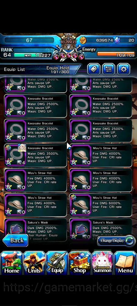 Grand Summoners Accounts Mid-Game Global|Rank 64|44 RGB|23 Ascend|RoyTW,EmiyaTW,Summer 18