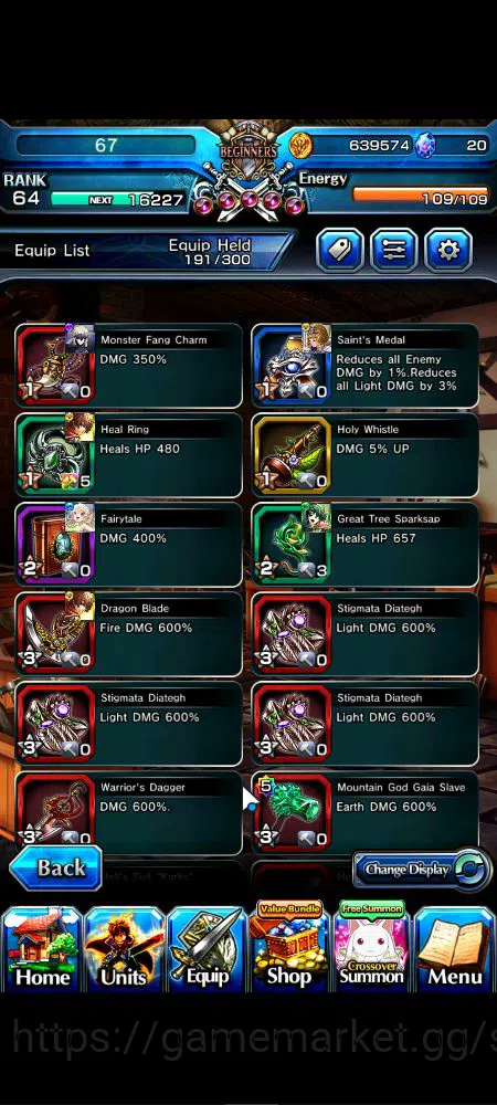 Grand Summoners Accounts Mid-Game Global|Rank 64|44 RGB|23 Ascend|RoyTW,EmiyaTW,Summer 6