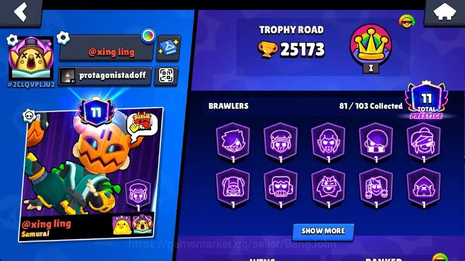 Brawl Stars Accounts Android | 25173 Thropy|81 Brawler|14 Max Lv Hyperc image 10