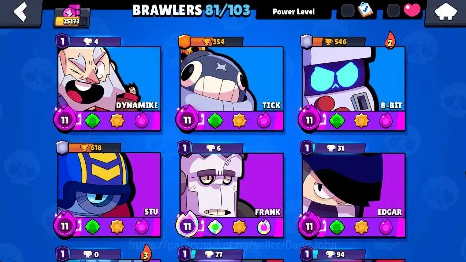 Brawl Stars Accounts Android | 25173 Thropy|81 Brawler|14 Max Lv Hyperc image 9