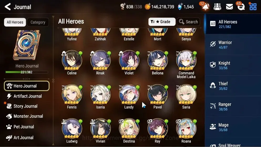 Epic Seven Accounts High-End GLOBAL Unverif|21 ML(SN Yulha,Salome,LOTScales,Har setti,NM Luna)+P Byblis,Rinak|PoH+Bles 12