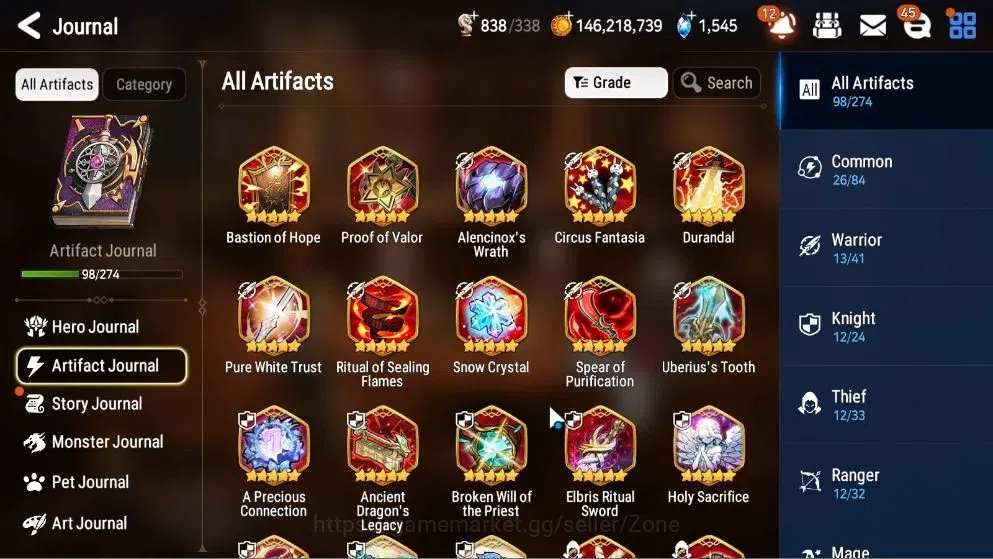 Epic Seven Accounts High-End GLOBAL Unverif|21 ML(SN Yulha,Salome,LOTScales,Har setti,NM Luna)+P Byblis,Rinak|PoH+Bles 14