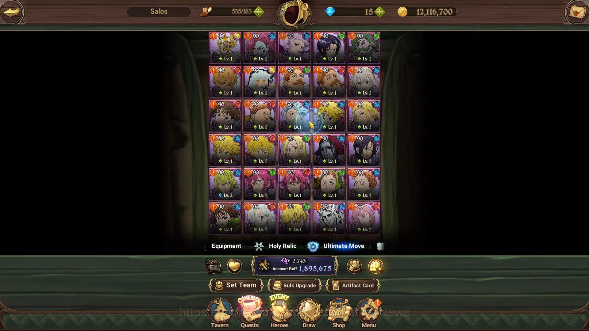 The Seven Deadly Sins: Grand Cross Accounts Global|1,8M CC|Starter Ch4|4 UR+Collab Konosuba|Sa image 6
