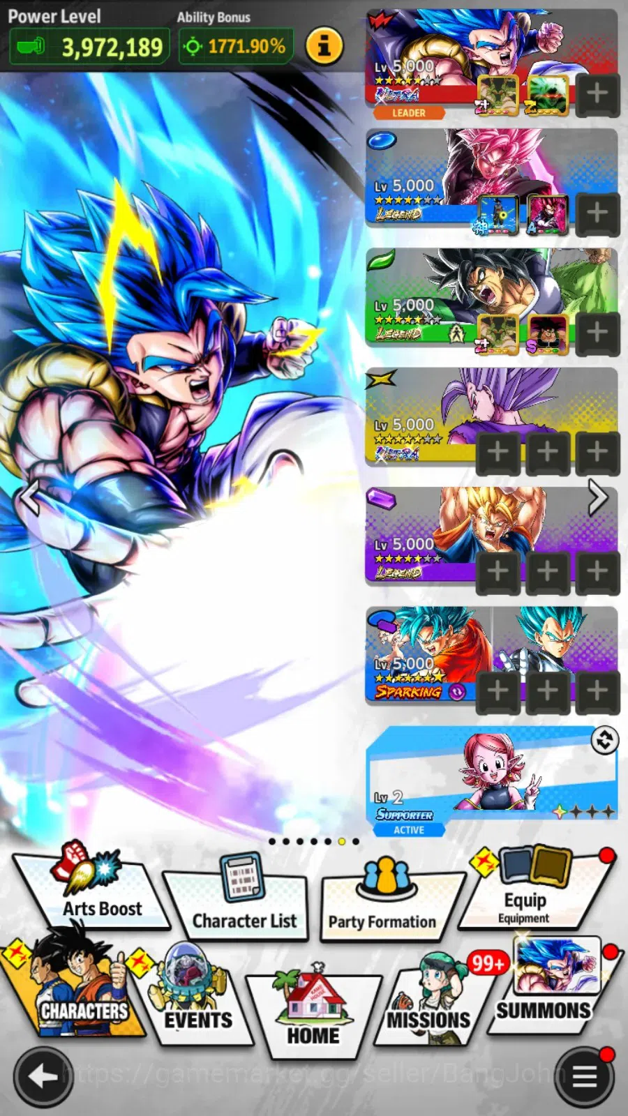 Dragon Ball Legends Accounts Android|Lvl 148|15.3M Total Power|15K CC|3 LR|2 UL image 10