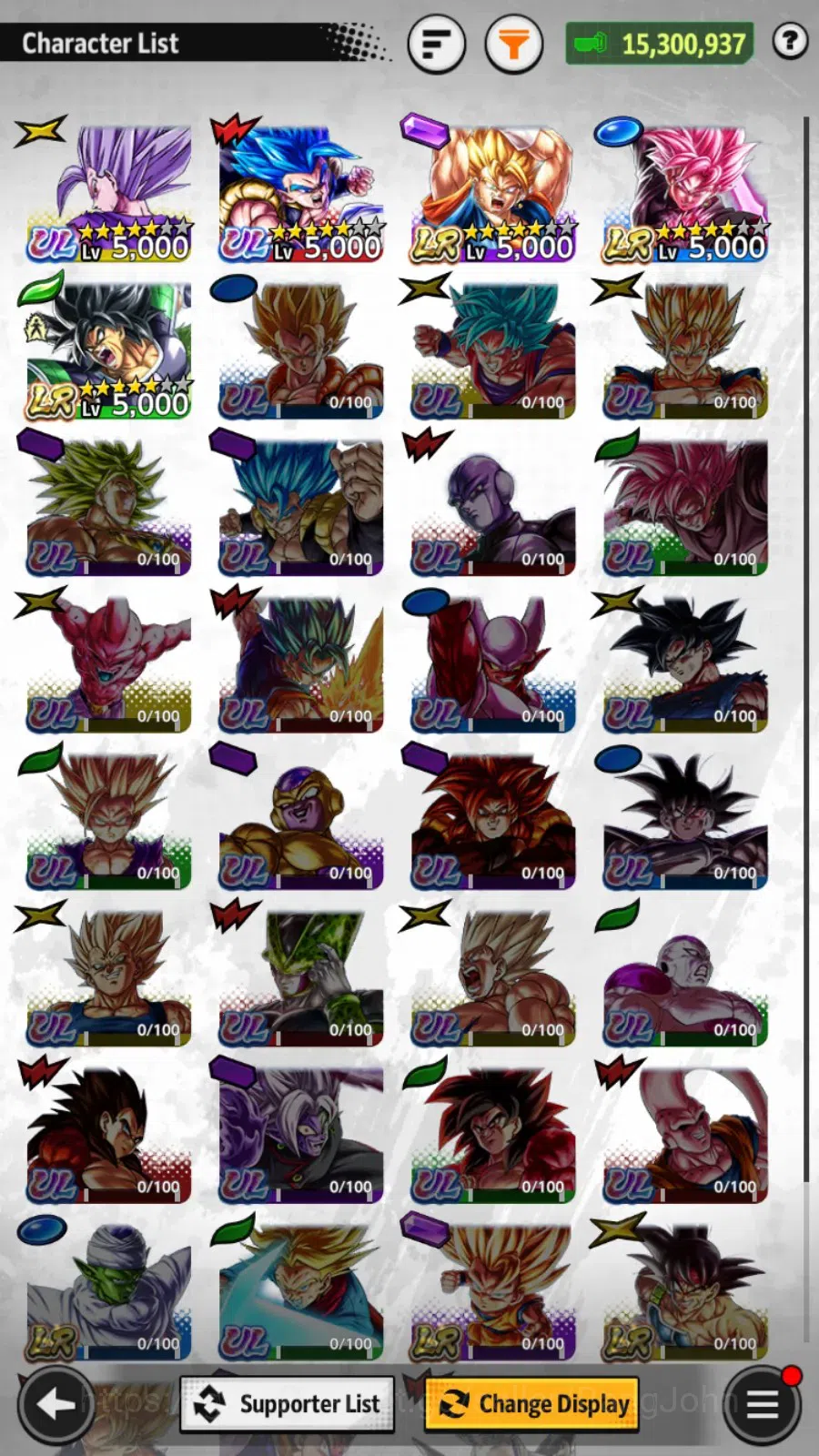 Dragon Ball Legends Accounts Android|Lvl 148|15.3M Total Power|15K CC|3 LR|2 UL image 9