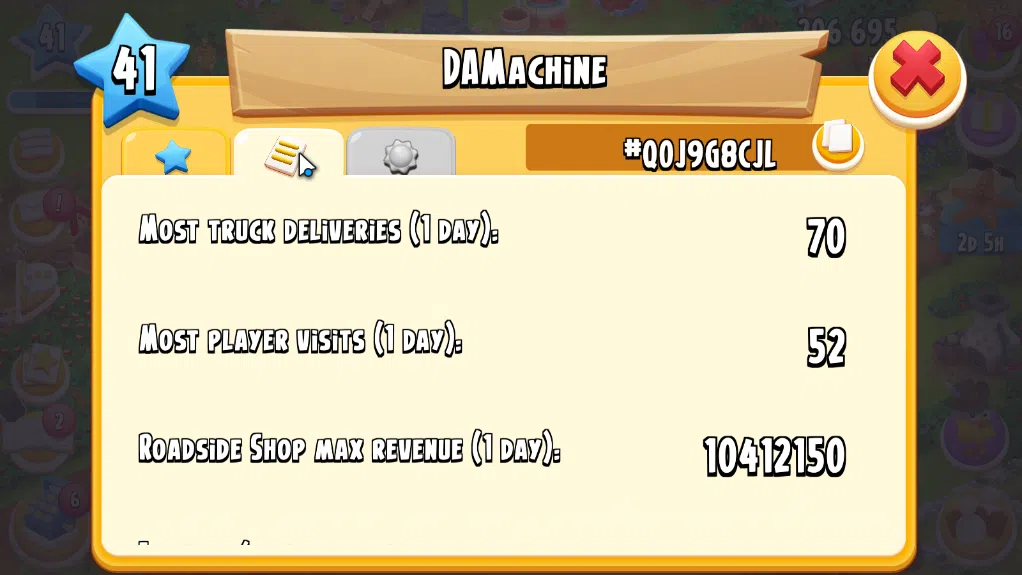 Hay Day Accounts Level 41| Barn Storage 1100 + Silo Storage 650 | 206k Coins,54 Dm |CN ON|Log Supercell ID|Take Email|Check 7