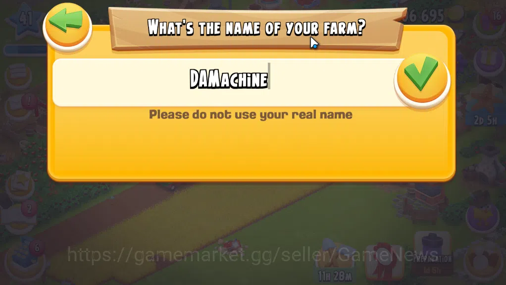 Hay Day Accounts Level 41| Barn Storage 1100 + Silo Storage 650 | 206k Coins,54 Dm |CN ON|Log Supercell ID|Take Email|Check 8