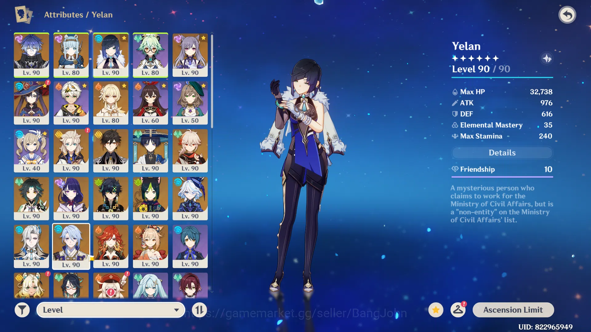 Genshin Impact Accounts ASIA|ENDGAME|AR60|19Limit|RaidenSign,KinichSign,Ay image 10