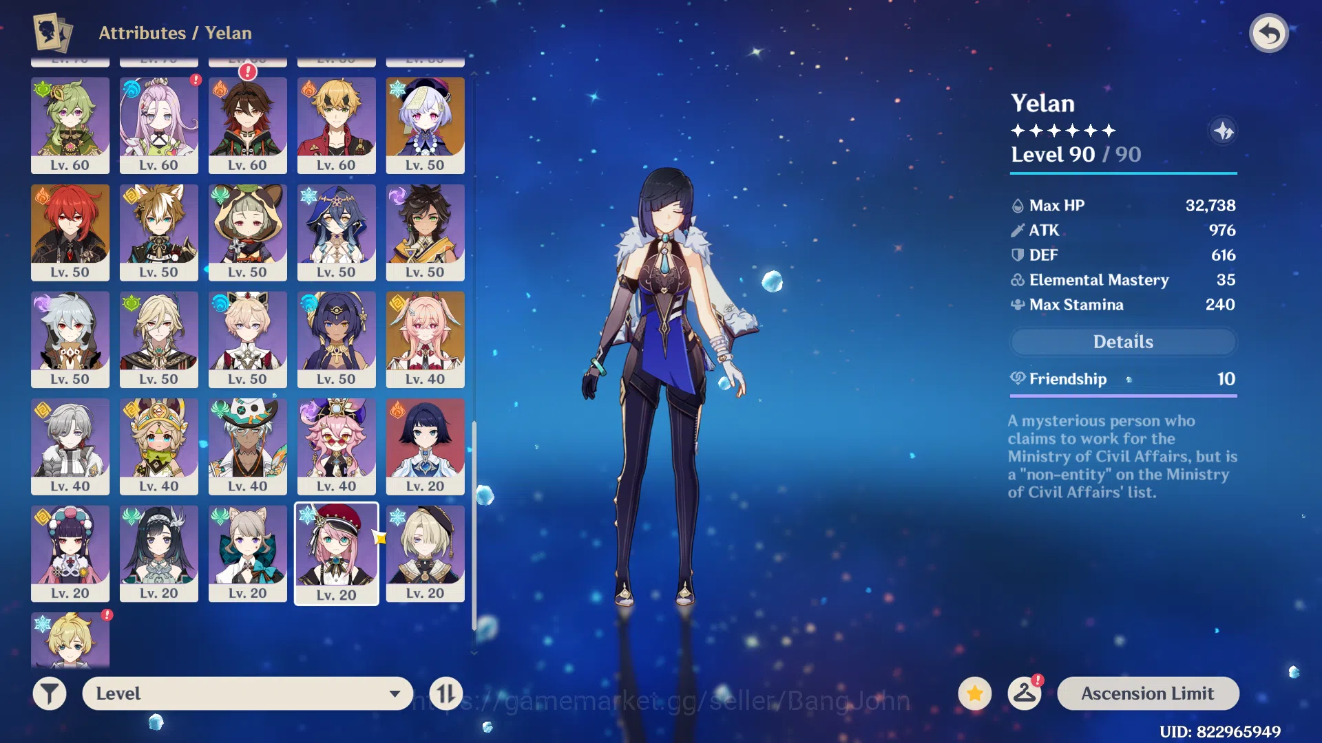 Genshin Impact Accounts ASIA|ENDGAME|AR60|19Limit|RaidenSign,KinichSign,Ay image 8