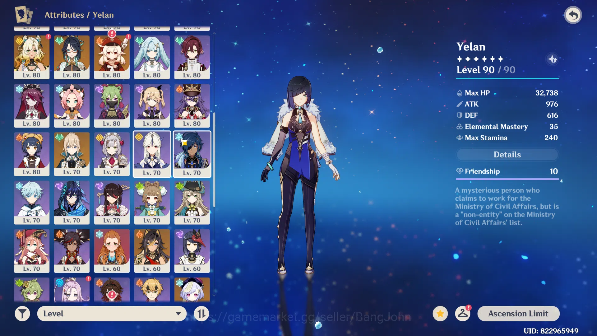 Genshin Impact Accounts ASIA|ENDGAME|AR60|19Limit|RaidenSign,KinichSign,Ay image 9