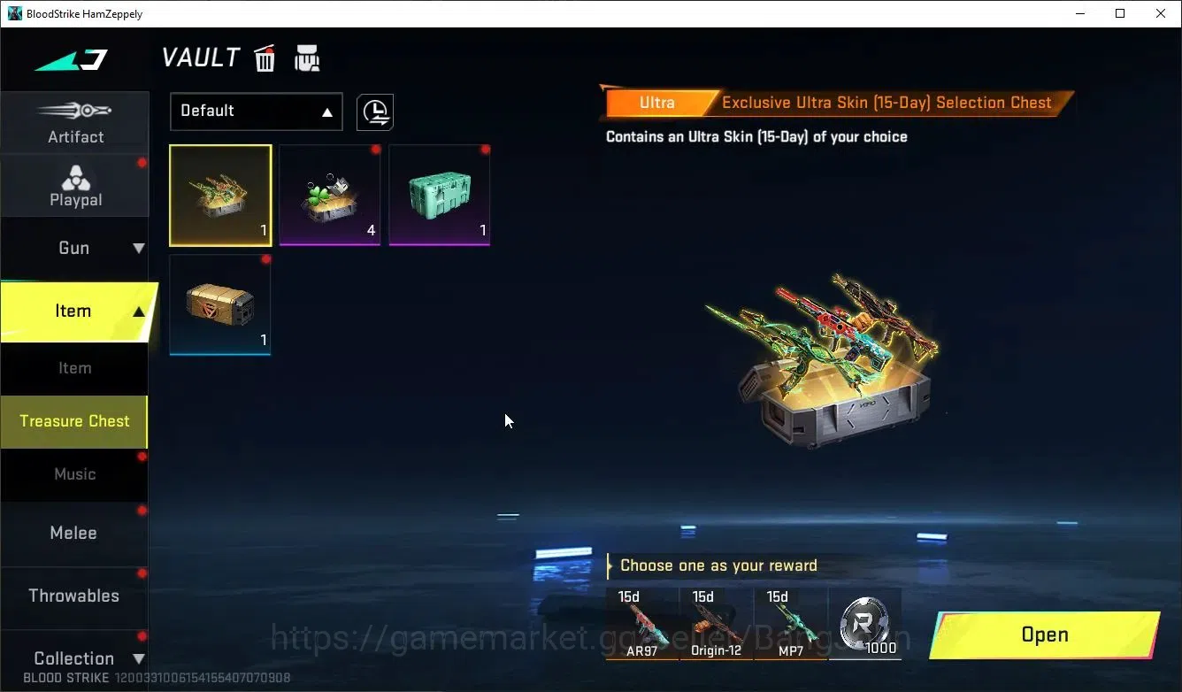 Blood Strike Accounts ASIA |3 COLLAB 7DS:QBZ95,KAR98k,AK47|1 Ultra|4 Leg image 11