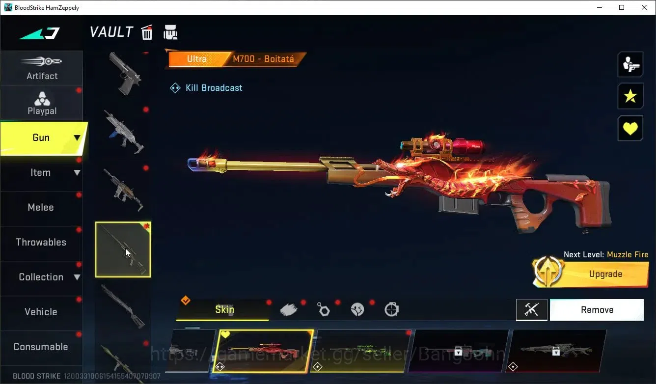Blood Strike Accounts ASIA |3 COLLAB 7DS:QBZ95,KAR98k,AK47|1 Ultra|4 Leg image 4