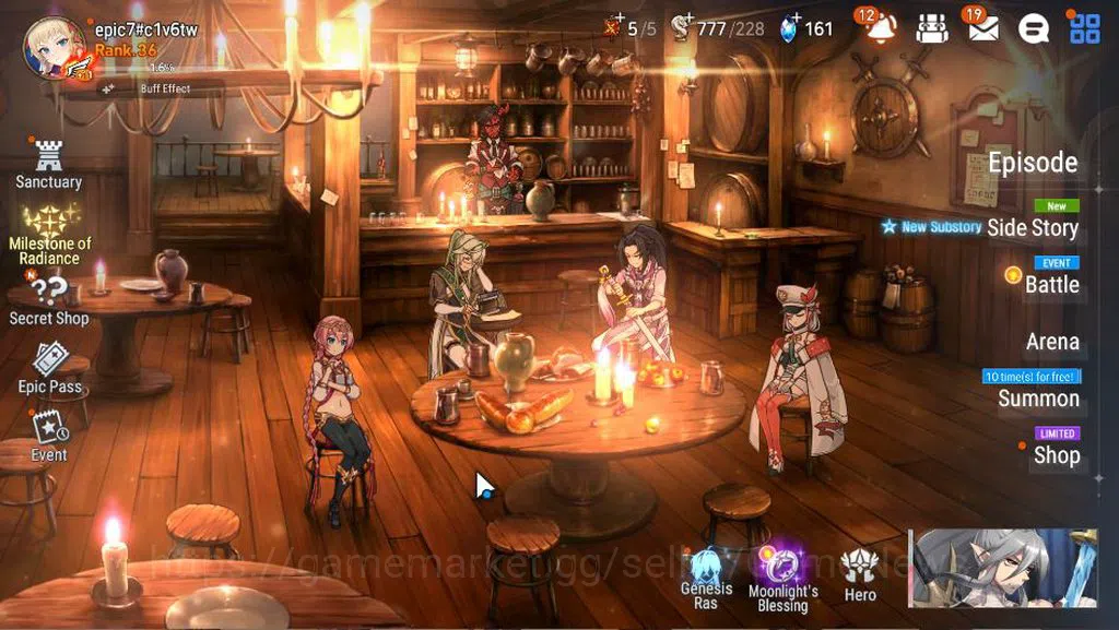 Epic Seven Accounts GLOBAL Unverif|New Era|3 ML(BArunka,TE Kayron,A Vi image 1