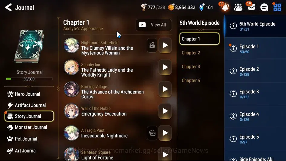 Epic Seven Accounts GLOBAL Unverif|New Era|3 ML(BArunka,TE Kayron,A Vi image 12