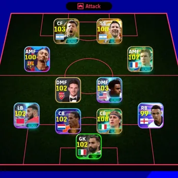 eFootball Accounts Others Collective 3156 | Big time messi new & epic nesta