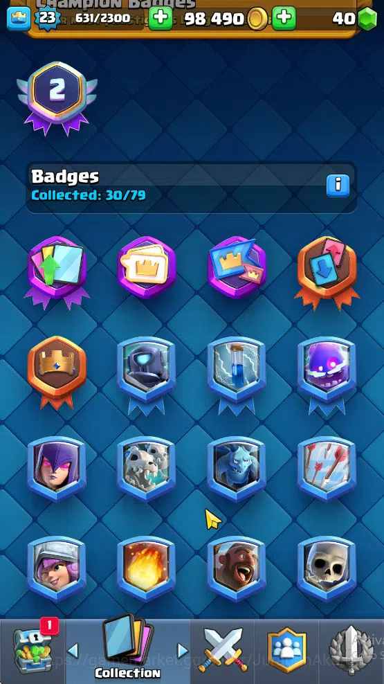 Clash Royale Accounts Starter Lvl 23|Trophy 3163|KTL 9|Limited Skin|Card 61| 3 EVO, 13 Epic, 24 Rare, 24 Common|Take 13