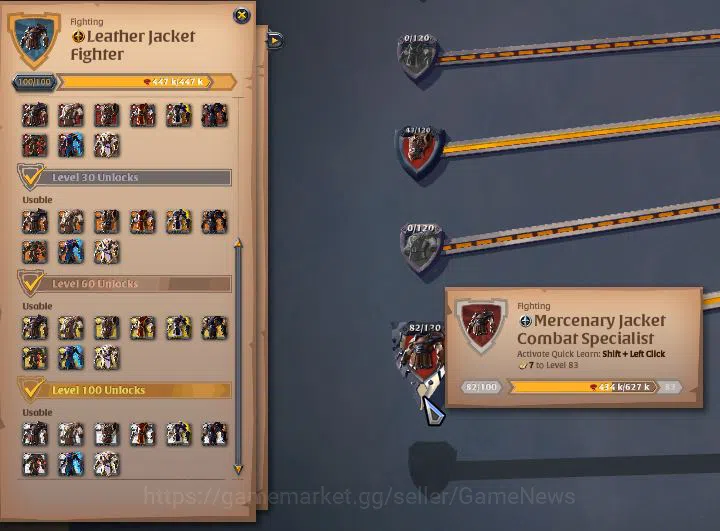 Albion Online Accounts ASIA|11,7M Total Fame - 22M Silver|T8 LumberJack - image 13