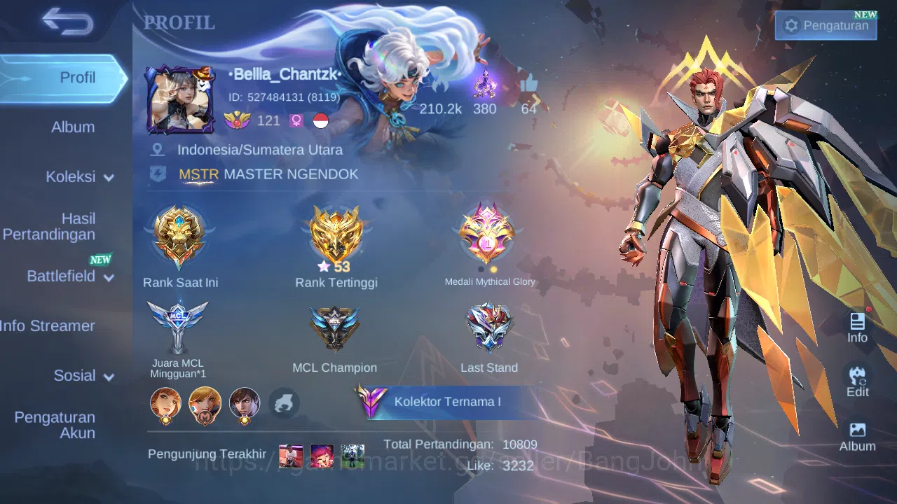 Hero 128 Skin 326 | Prime Yuzhong | Luckybox Alice, Lunox | CC Natalia | Epic Gord, Moskov Check ss ML1368B Mobile Legends: Bang Bang Others Hero 128 Skin 326 | Prime Yuzhong | Luckybox Alice image 1