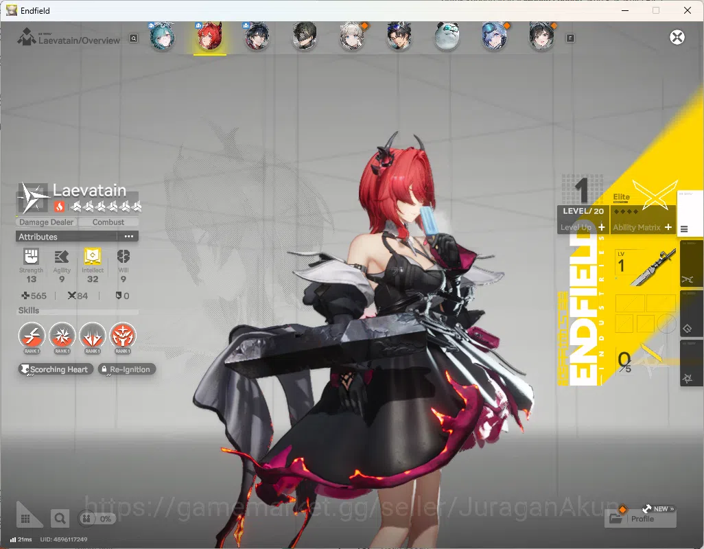 Arknights: Endfield Accounts Asia|Day2 Login| Fresh Starter Meta Laevatain + 7SR Character|GryphLink|Check SS(END812) 2